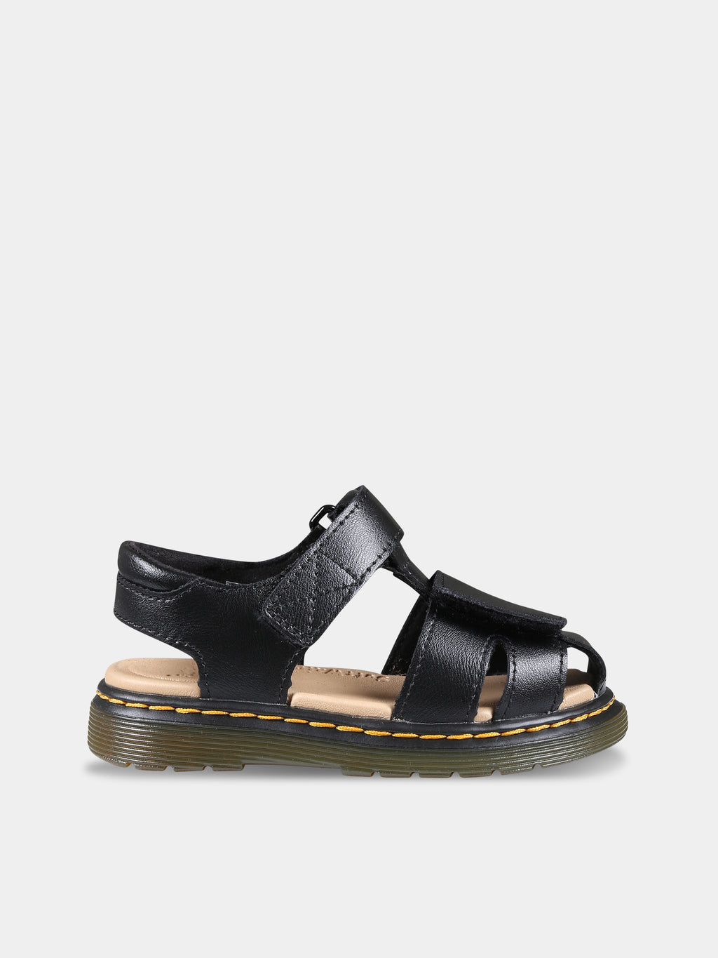 Black sandals Moby II T for kids